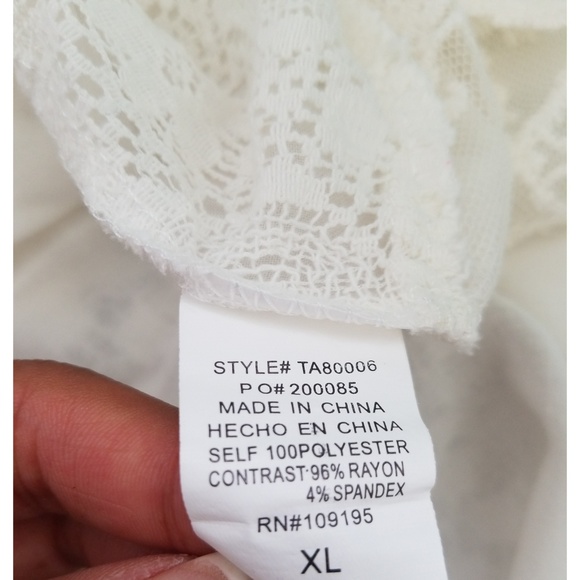 Sheer Lace Top - Picture 6 of 7